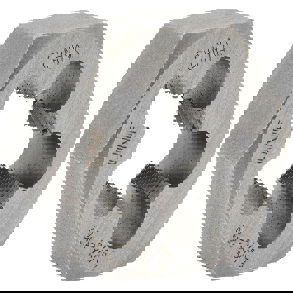 Hex Rethreading Die: 5/8-18, Right Hand, Carbon Steel