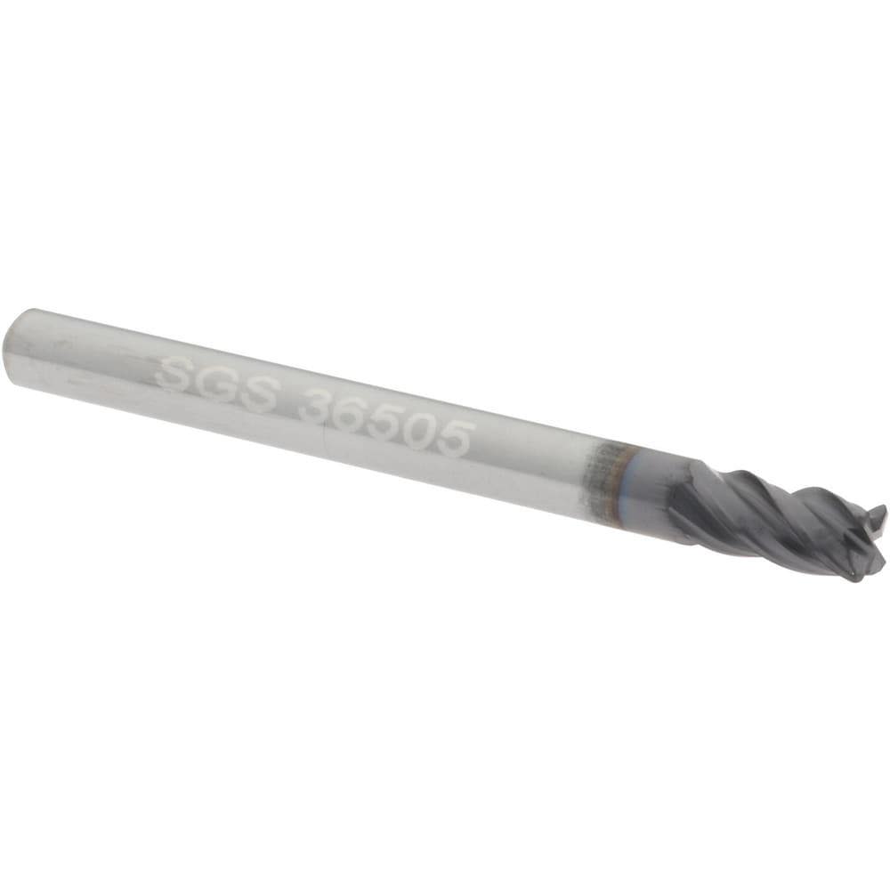 Corner Radius End Mill: 1/8