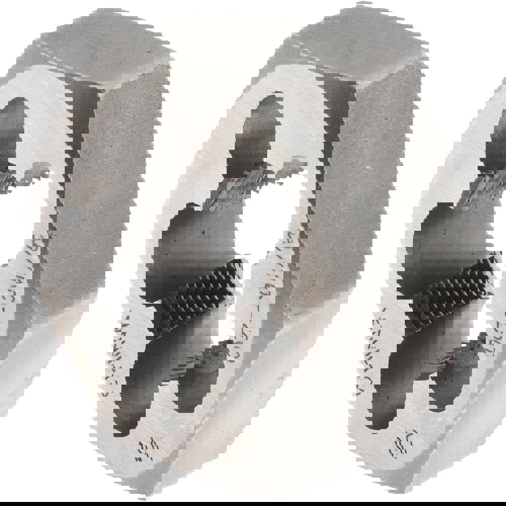 Hex Rethreading Die: 9/16-20, Right Hand, Carbon Steel