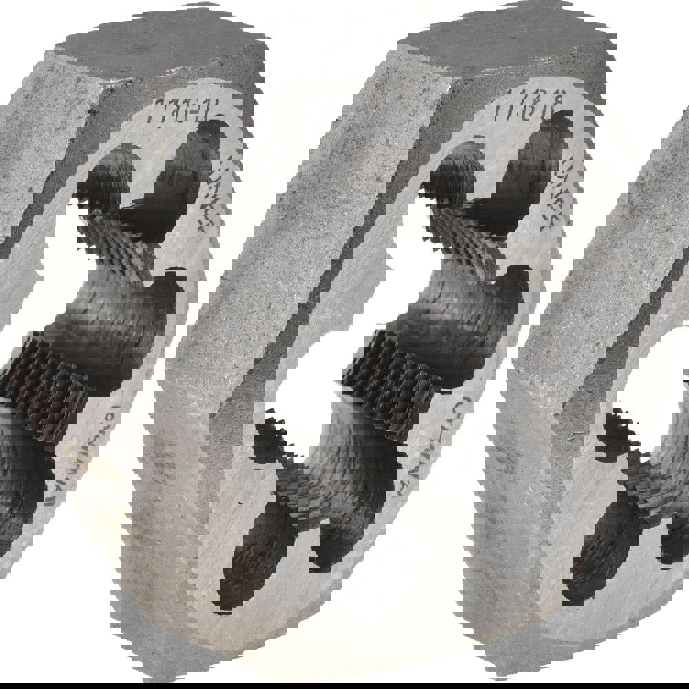 Hex Rethreading Die: 1-1/16-18, 1