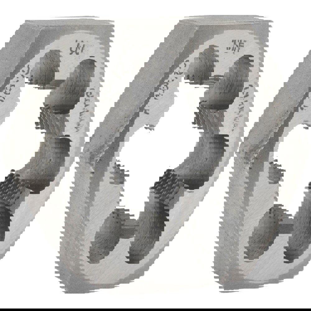 Hex Rethreading Die: 1-1/8 - 12, 1