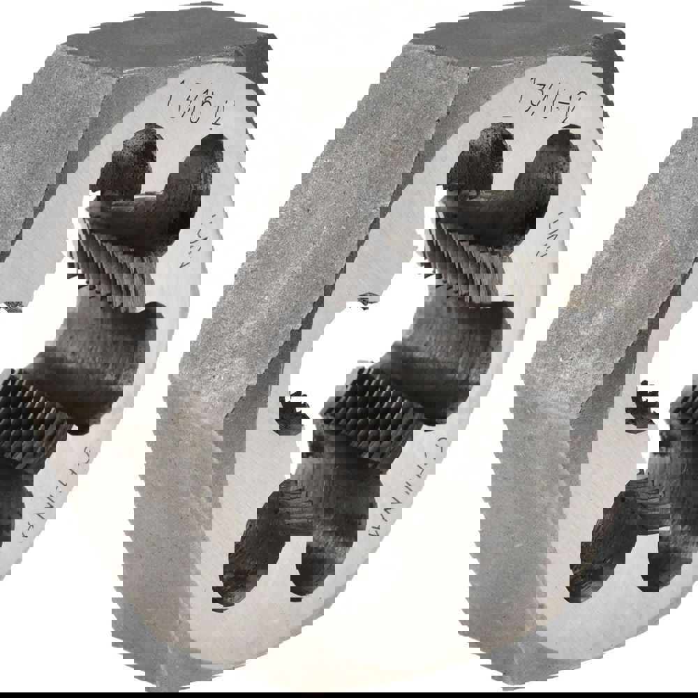 Hex Rethreading Die: 1-3/16-12, 1