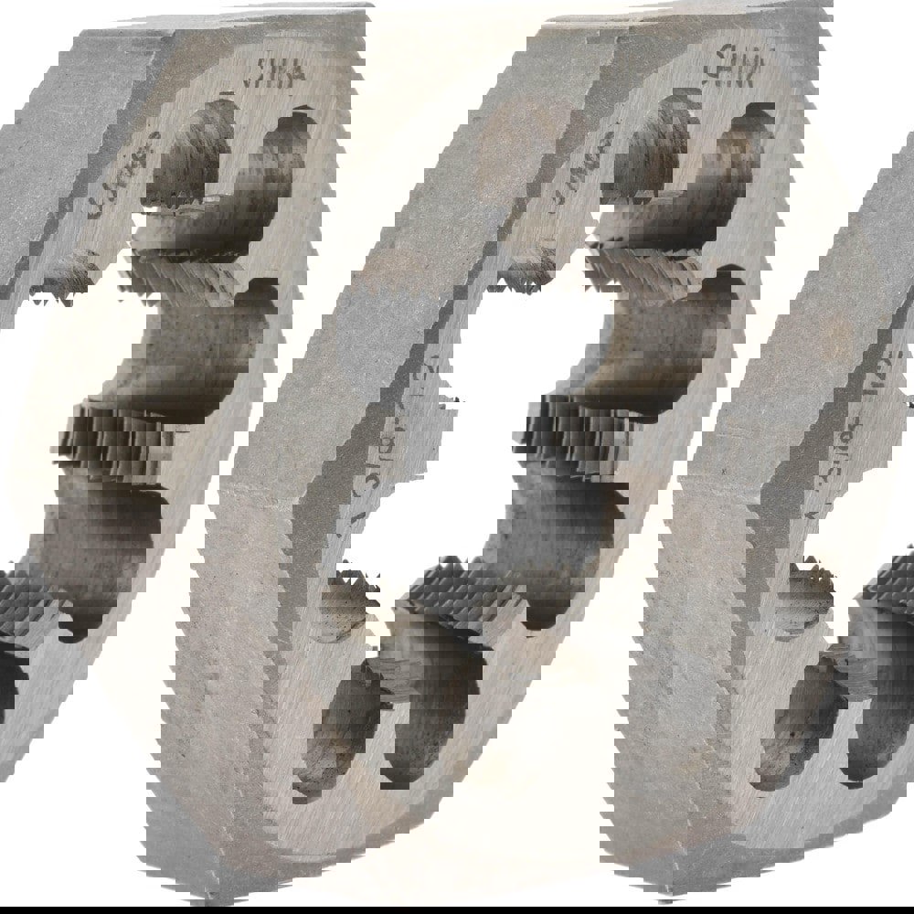 Hex Rethreading Die: 1-3/8 - 12, 1