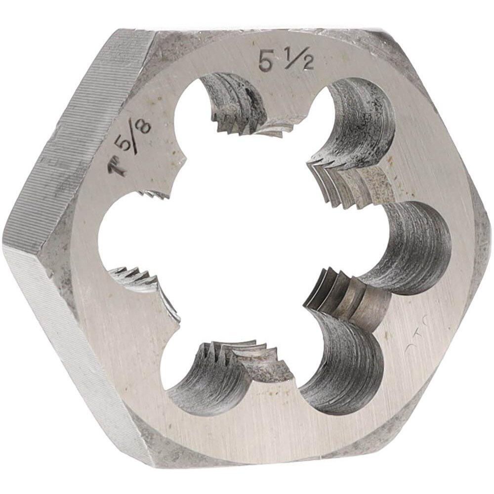 Hex Rethreading Die: 1-5/8-5-1/2, 1