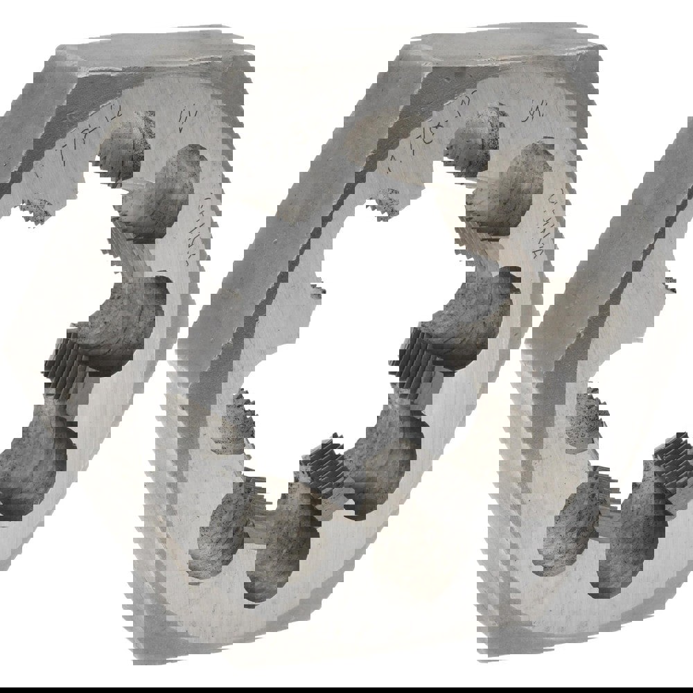 Hex Rethreading Die: 1-7/8-12, Right Hand, Carbon Steel