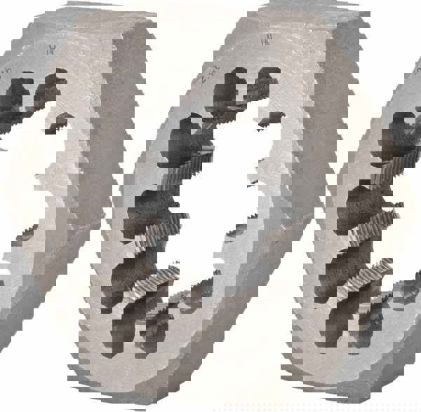 Hex Rethreading Die: 2-16, Right Hand, Carbon Steel