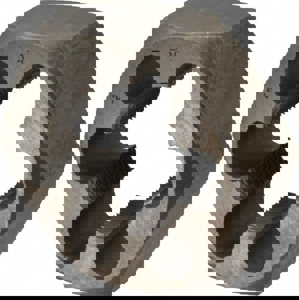 Hex Rethreading Die: 2-14, Right Hand, Carbon Steel