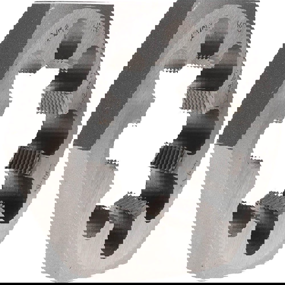 Hex Rethreading Die: 2-1/8-12, Right Hand, Carbon Steel