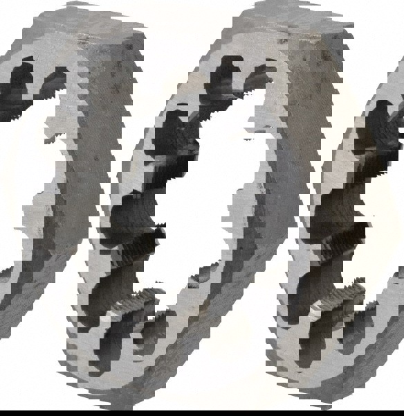 Hex Rethreading Die: 2-1/4-16, Right Hand, Carbon Steel