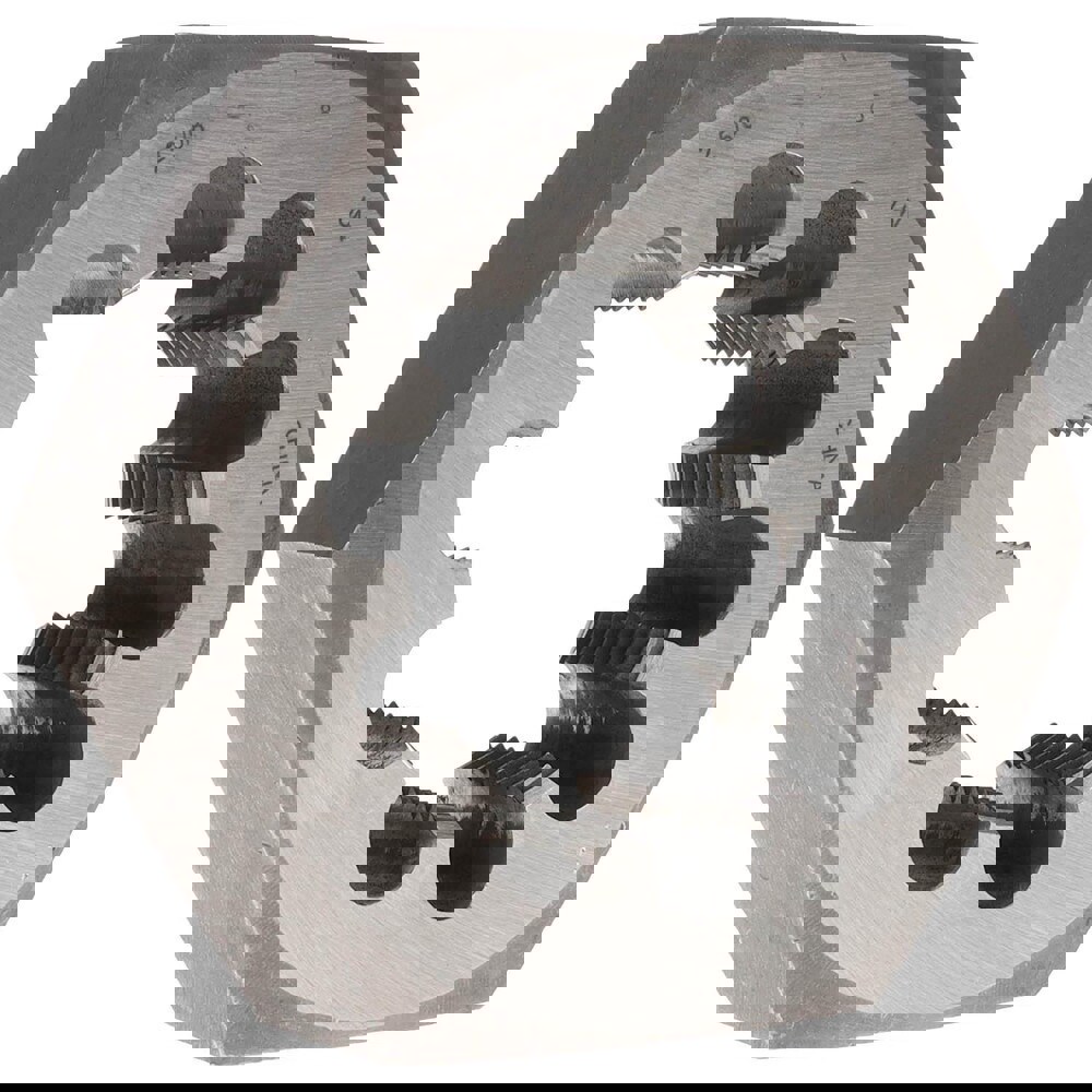 Hex Rethreading Die: 2-5/8-8, Right Hand, Carbon Steel