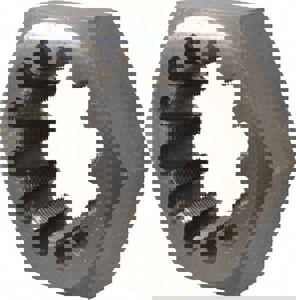 Hex Rethreading Die: 3-1/4-12, Right Hand, 5