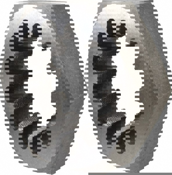 Hex Rethreading Die: 3-3/4-12, Right Hand, 6