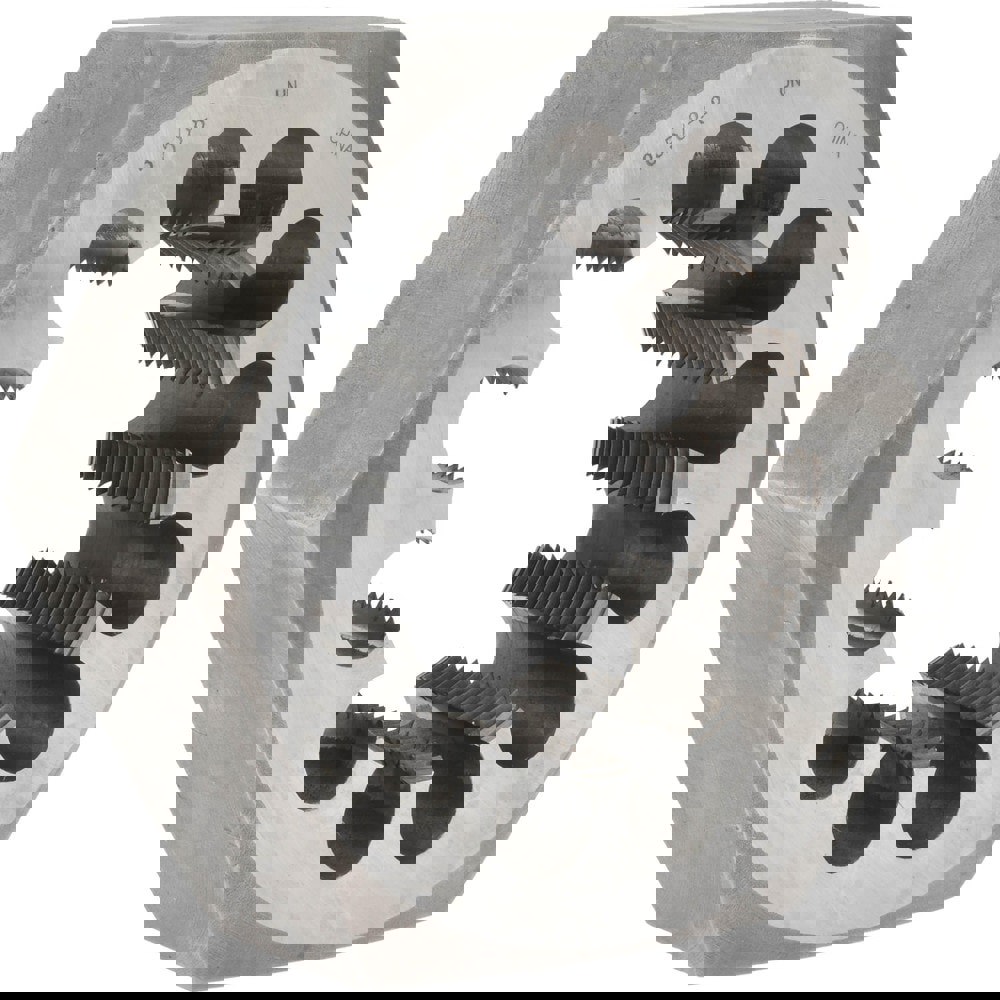 Hex Rethreading Die: 3-5/8-8, Right Hand, 6