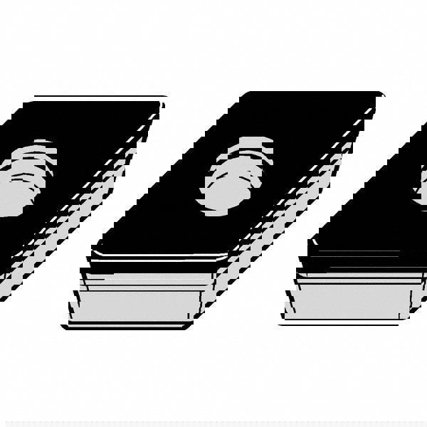 Turning Insert: DCGW2151S0415C KB1610, Polycrystalline Cubic Boron Nitride