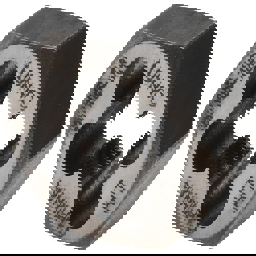 Hex Rethreading Die: 5/16-18, Left Hand, Carbon Steel