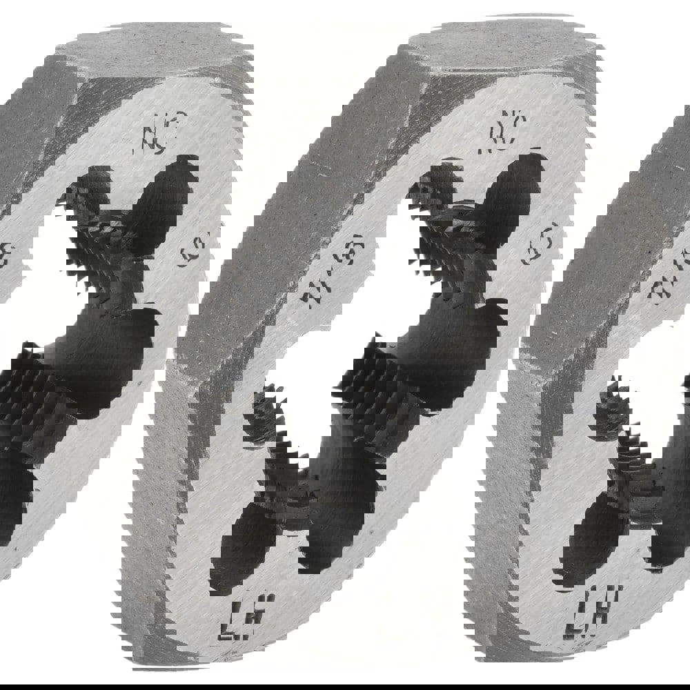 Hex Rethreading Die: 7/8-9, Left Hand, Carbon Steel