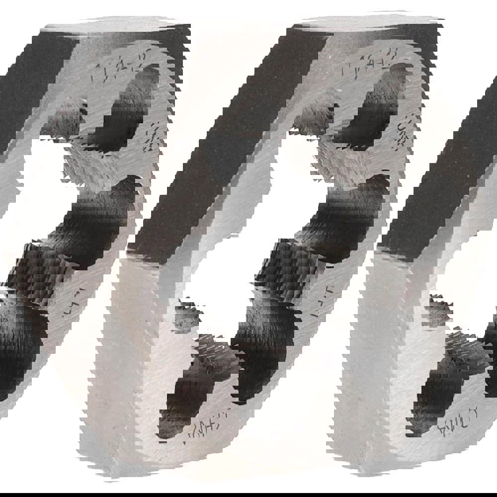 Hex Rethreading Die: 1-1/4 - 12, 1