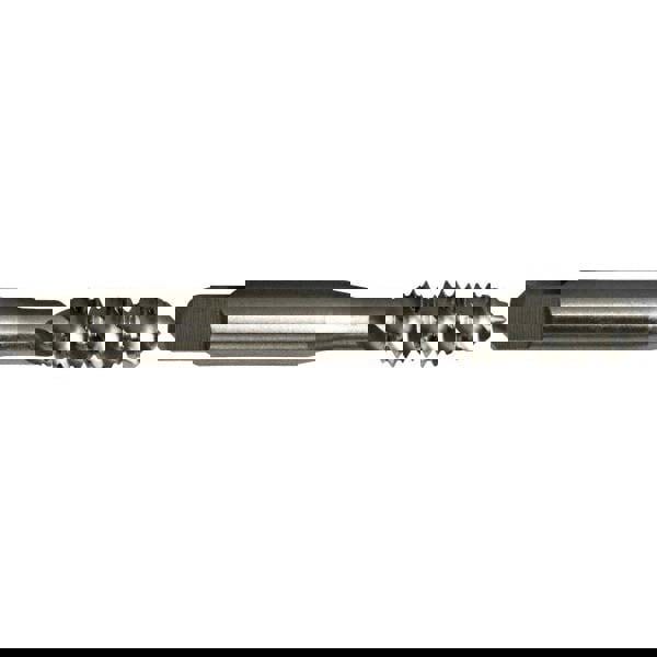 Spiral Flute Tap: M5x0.80 Metric, 3 Flutes, Plug, 6H Class of Fit, High Speed Steel, Bright/Uncoated