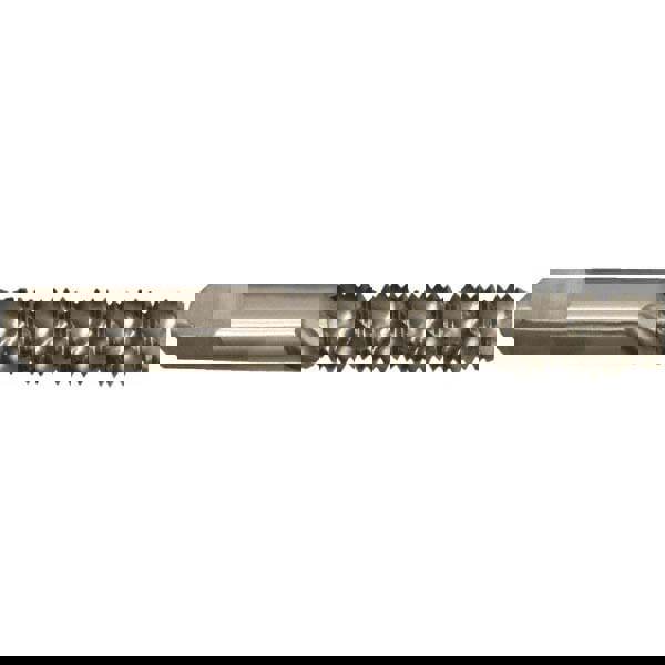Spiral Flute Tap: M6x1.00 Metric, 3 Flutes, Bottoming, 6H Class of Fit, High Speed Steel, Bright/Uncoated
