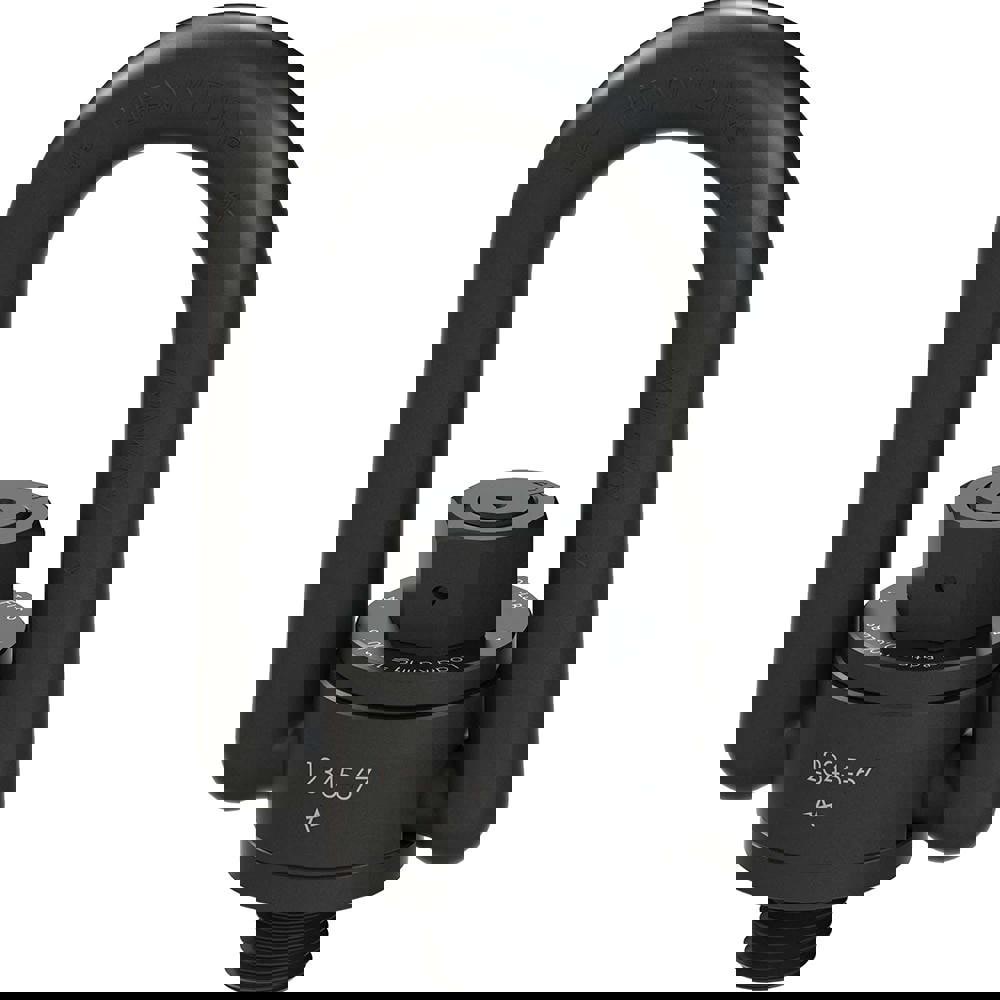 Road Plate Hoist Ring: Screw-On, 10,000 lb Working Load Limit