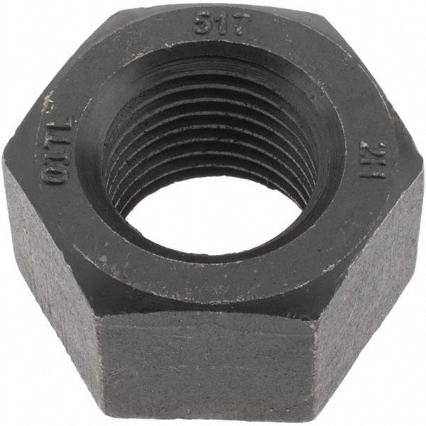 Hex Nut: 1-1/4 - 8, Grade 2H