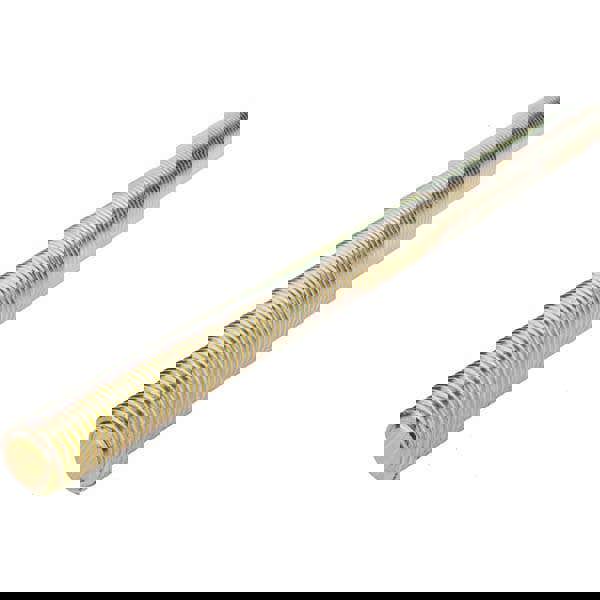 3/4-10, 3' OAL, Low-Carbon Steel, Yellow Zinc Finish