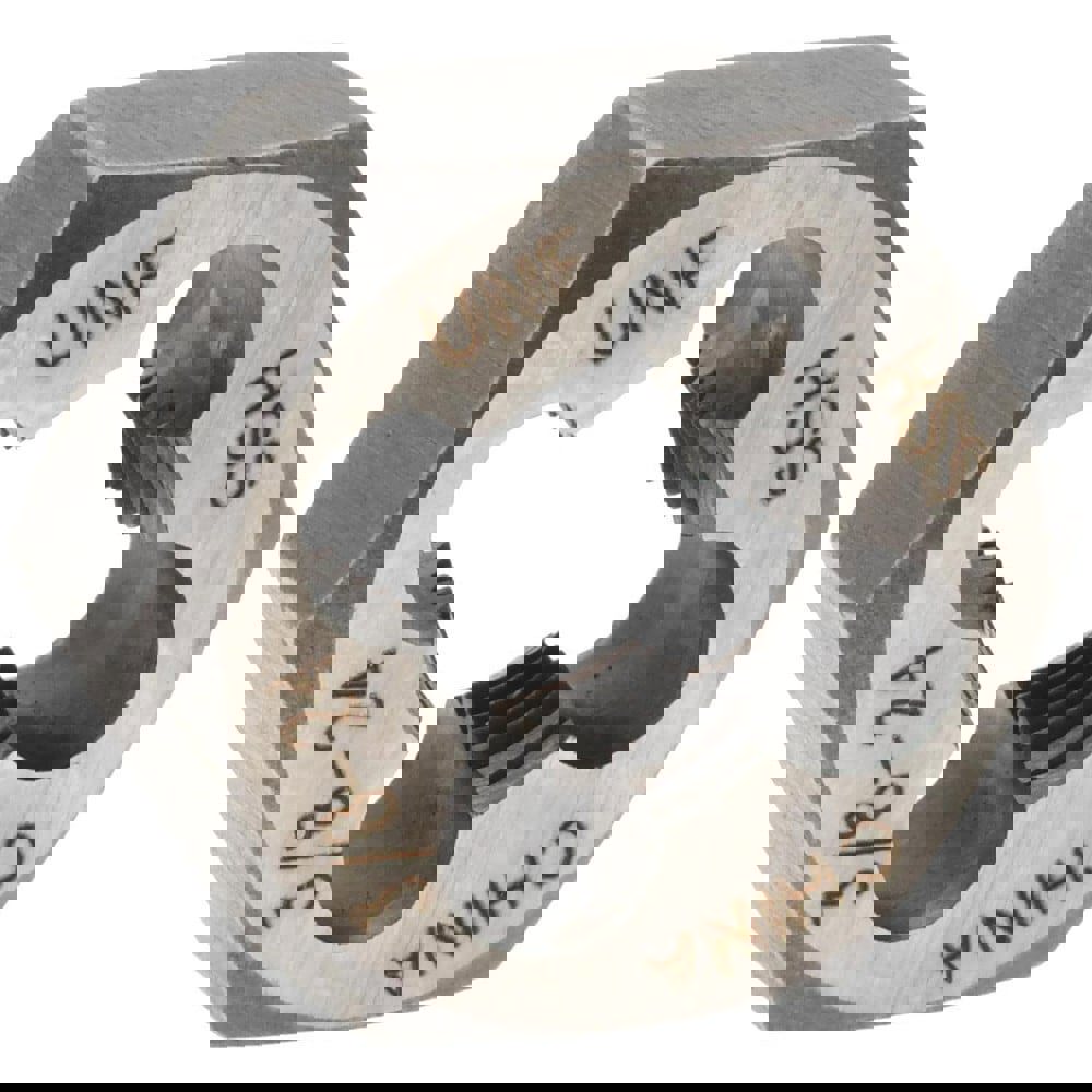 Hex Rethreading Die: 3/8-24, Right Hand, High-Speed Steel