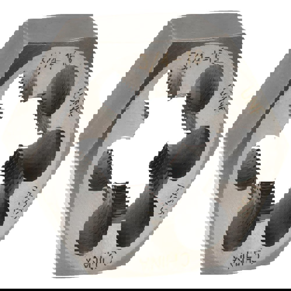 Hex Rethreading Die: 3/4-16, Right Hand, High-Speed Steel