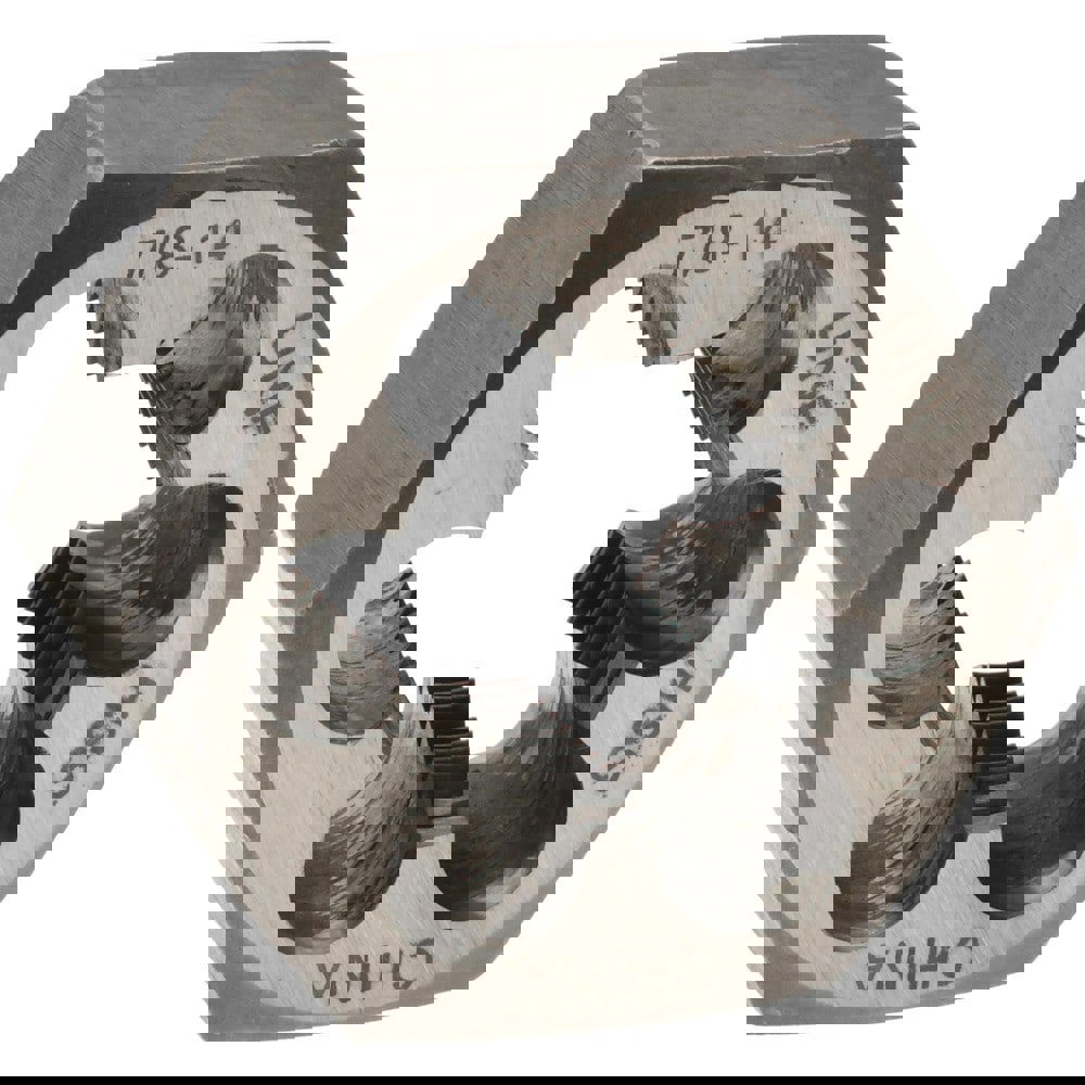 Hex Rethreading Die: 7/8-14, Right Hand, High-Speed Steel
