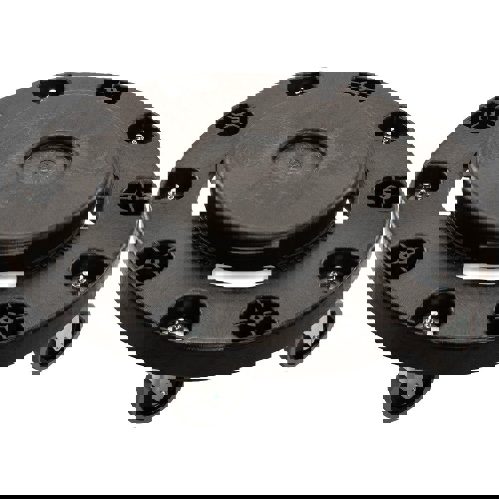 Trash Can Dollies; Product Type: Caster Dolly ; Dolly Shape: Round ; Compatible Container Capacity: 20, 32, 44, and 55 Gallon ; Compatible Container Series: Bronco ; Material: Resin ; Load Capacity: 500