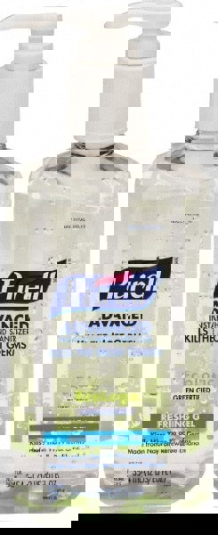 PURELL Advanced Hand Sanitizer Green Certified Refreshing Gel, Fragrance-Free, 12 fl oz pump bottle