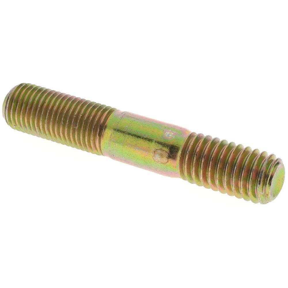Unequal Lengths Threaded Stud: 2-1/2