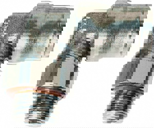 Push-To-Connect Tube to Metric Thread Tube Fitting: Male Elbow, M6 x 1 Thread