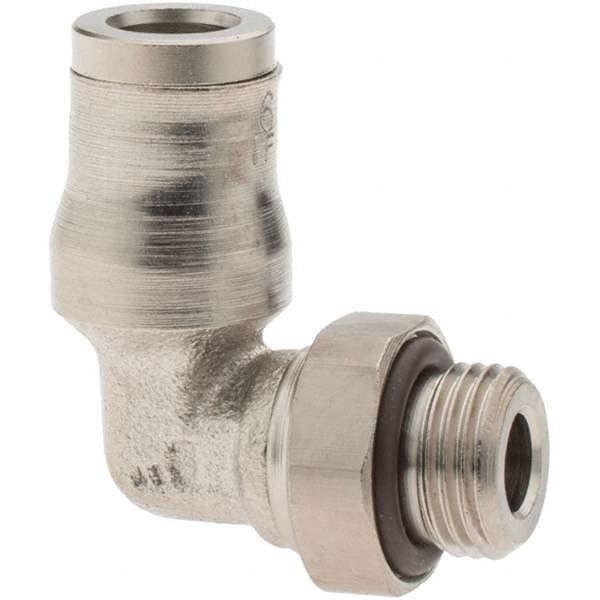 Push-To-Connect Tube to Male & Tube to Male BSPP Tube Fitting: Male Elbow, 1/8