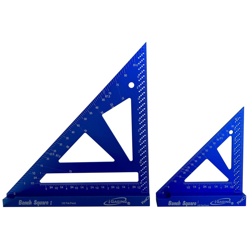 Square Sets; Base Length: 7.0000 ; Base Width: .6875 ; Finish: Anodized ; Features: 4