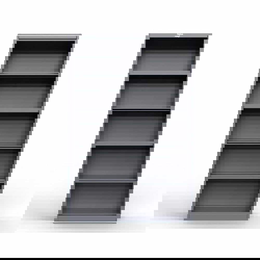 Closed Shelving Units; Assembled: Yes ; Material: Steel ; Overall Depth: 14in ; Overall Height: 72in ; Overall Width: 36 ; Color: Graphite Gray