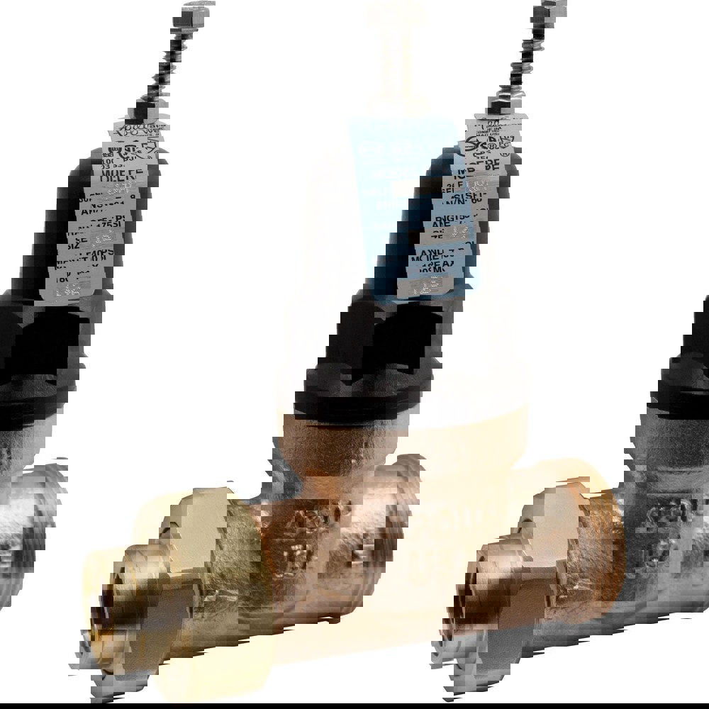 Pressure Reducing Valves; Type: Economy Standard Water Pressure Reducing Valve; Maximum Pressure (psi): 400.00; Thread Size: 3/4; Connection Type: Double Union FNPT; Width (Inch): 5.49; Reduced Pressure Range: 15 to 75; Maximum Working Pressure (psi): 400