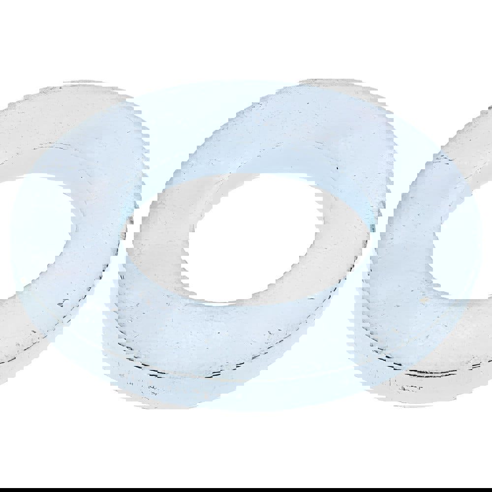 M10 Screw Standard Flat Washer: Steel, Zinc-Plated