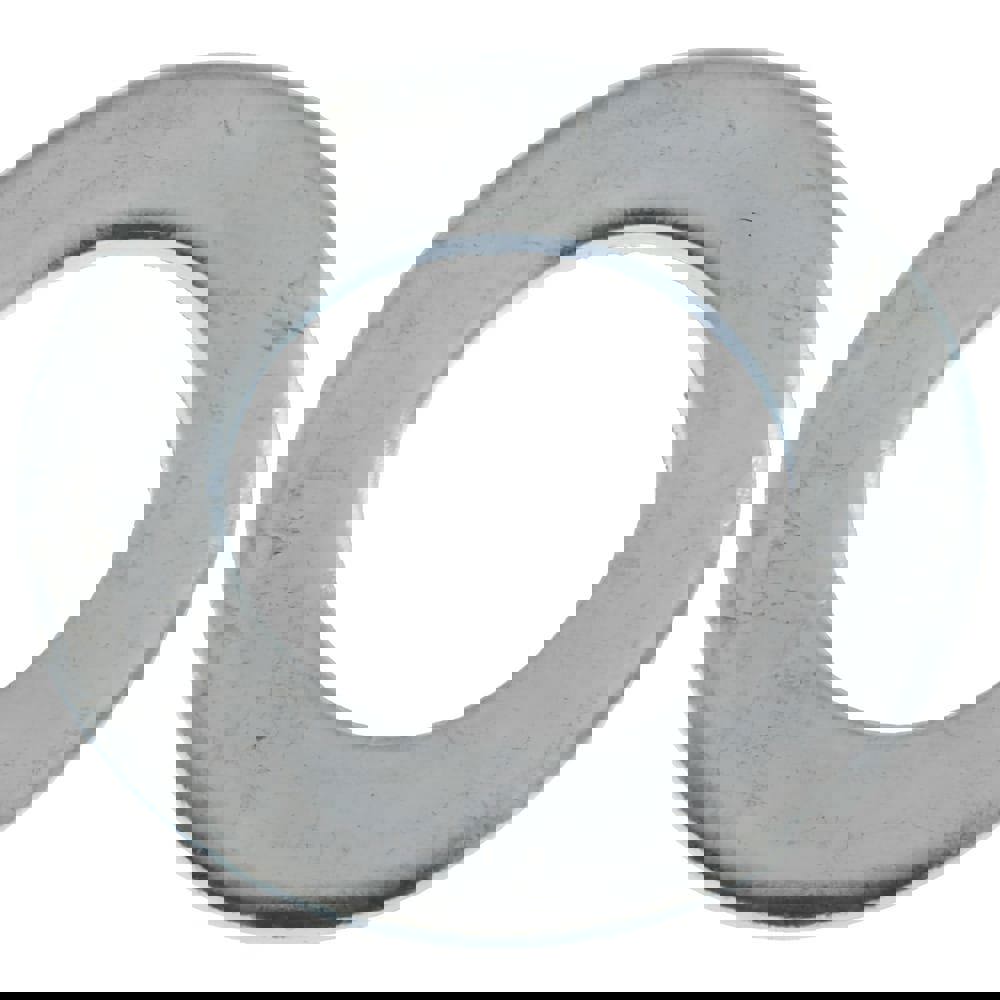 M24 Screw Standard Flat Washer: Steel, Zinc-Plated