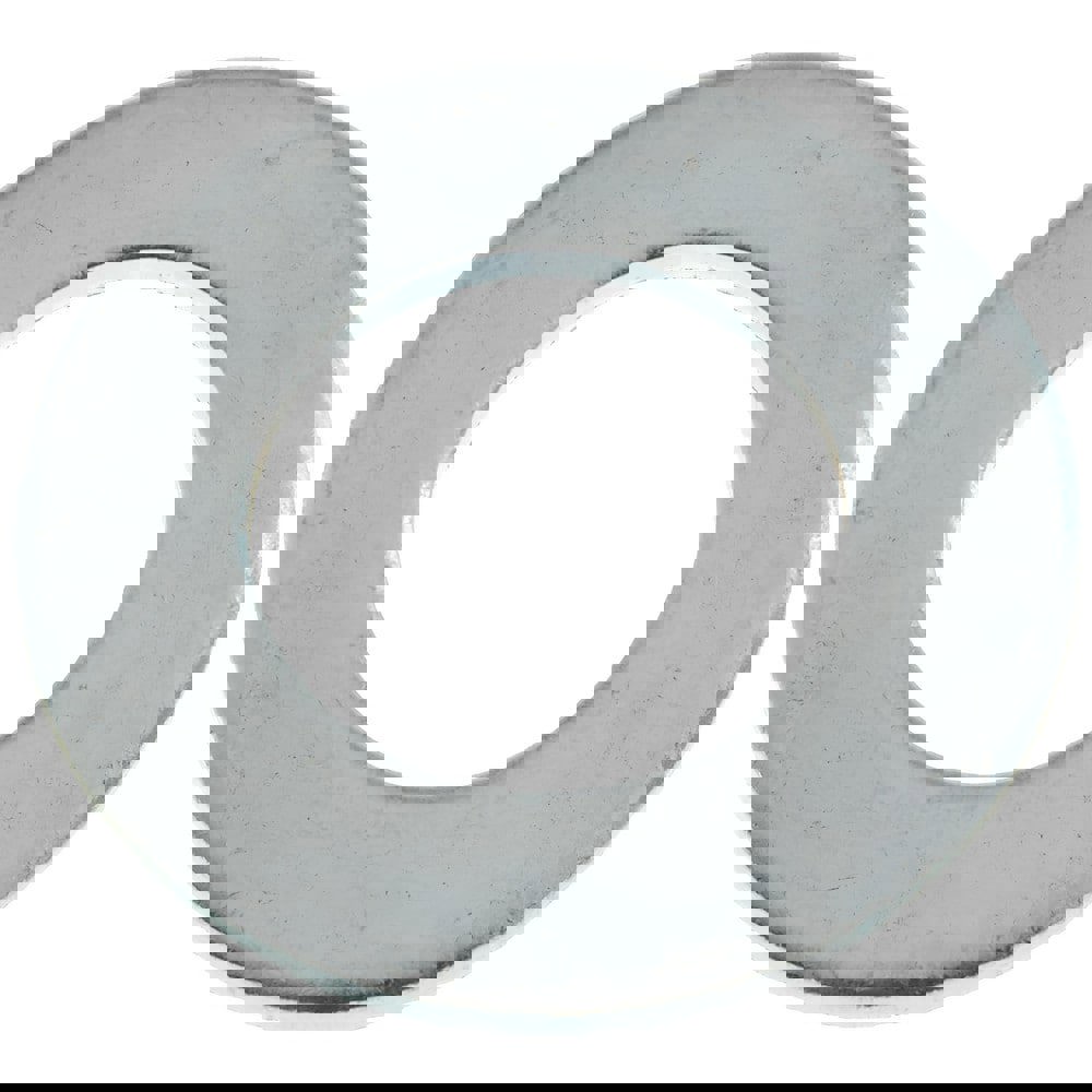 M30 Screw, Standard Flat Washer: Grade 8 Steel, Zinc