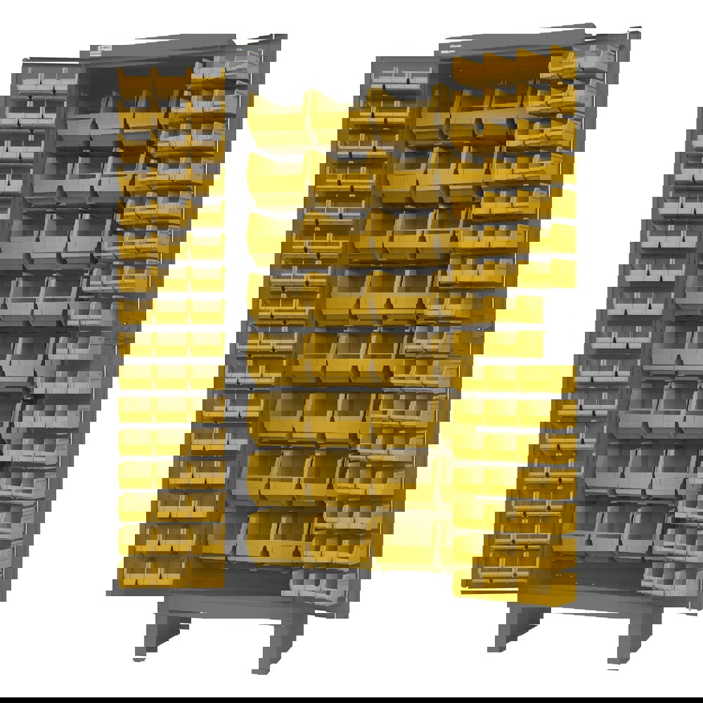 Storage Cabinets; Cabinet Type: Bin Cabinet ; Cabinet Material: Steel ; Width (Inch): 24 ; Depth (Inch): 36-1/8 ; Cabinet Door Style: Louvered Panel Flush ; Height (Inch): 78