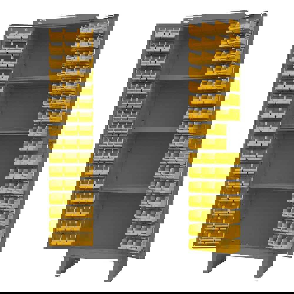 Storage Cabinets; Cabinet Type: Bin Cabinet ; Cabinet Material: Steel ; Width (Inch): 24 ; Depth (Inch): 36-1/8 ; Cabinet Door Style: Recessed ; Height (Inch): 78