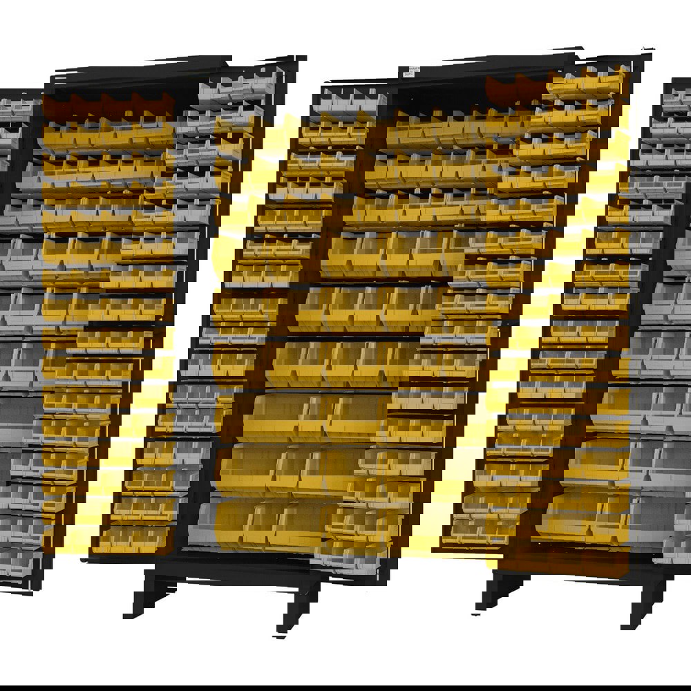 Storage Cabinets; Cabinet Type: Bin Cabinet ; Cabinet Material: Steel ; Width (Inch): 24 ; Depth (Inch): 48-1/8 ; Cabinet Door Style: Louvered Panel Flush ; Height (Inch): 78