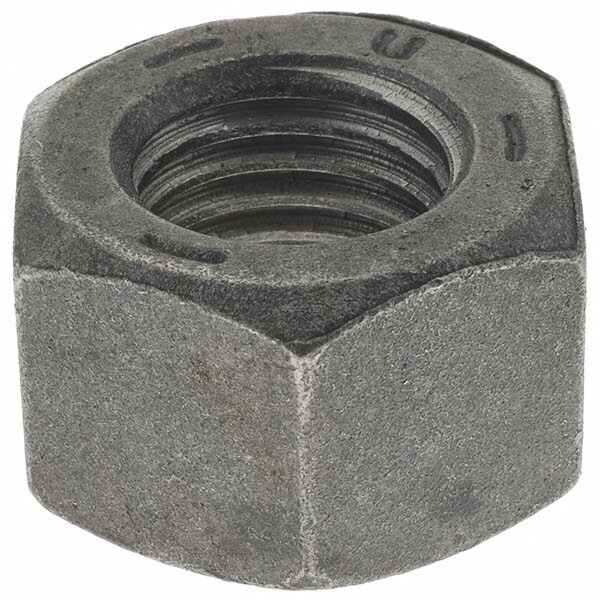 Hex Nut: 7/8-9, Grade C Steel, Uncoated
