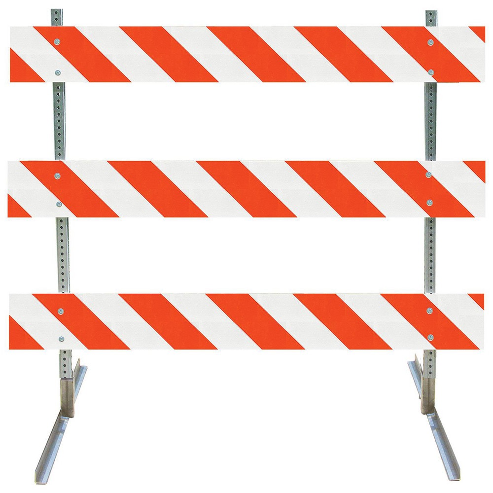 Traffic Barricades; Barricade Height (Inch): 63 ; Barricade Width (Inch): 48 ; Reflective: Yes ; Compliance: NCHRP-350; MUTCD