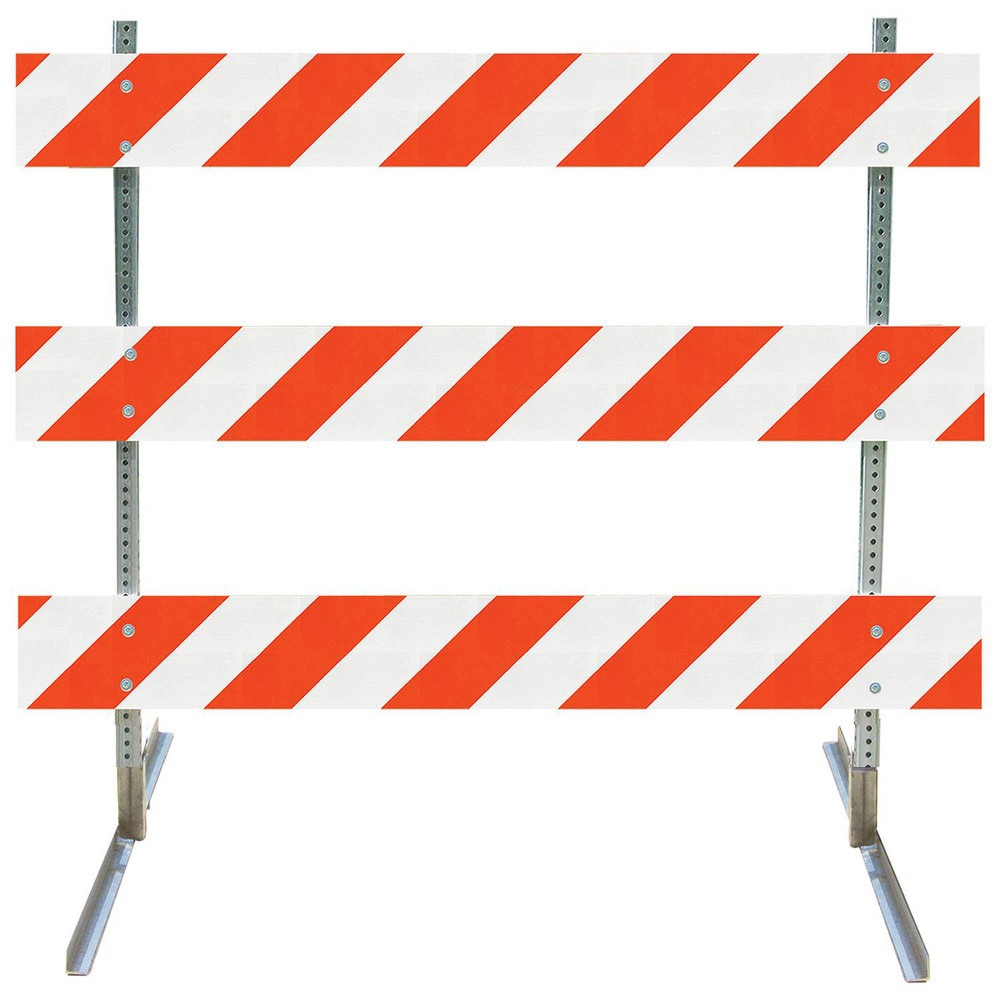 Traffic Barricades; Barricade Height (Inch): 63 ; Barricade Width (Inch): 96 ; Reflective: Yes ; Compliance: NCHRP-350; MUTCD