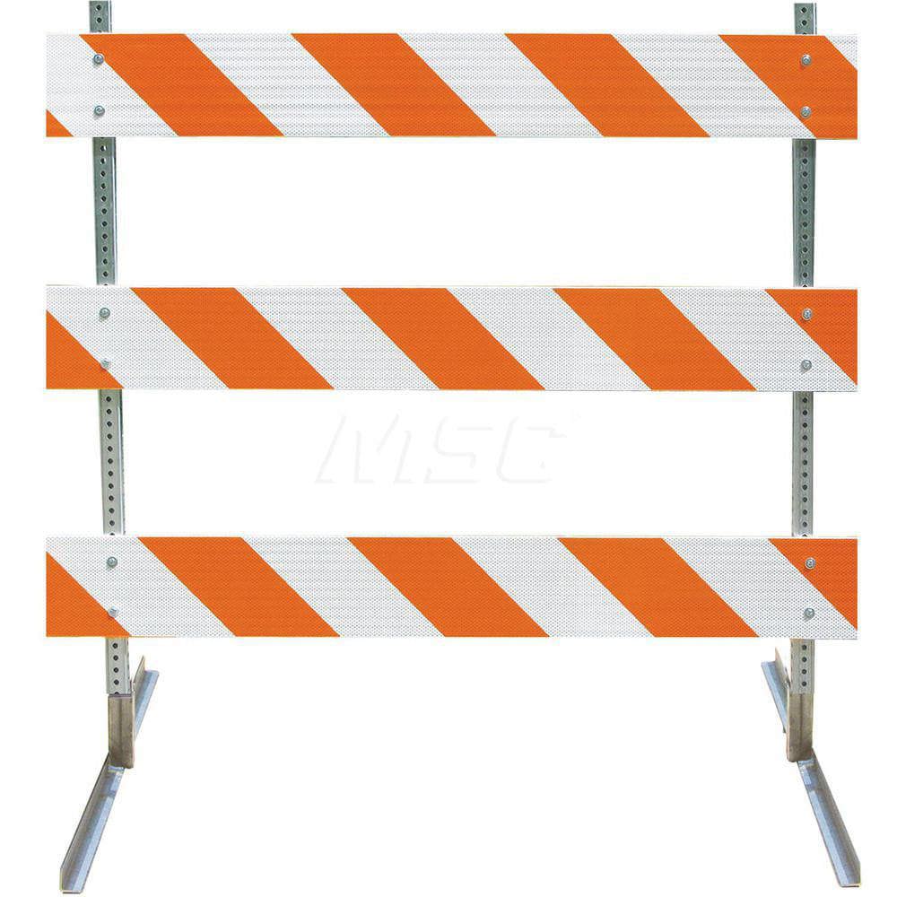Traffic Barricades; Barricade Height (Inch): 63 ; Barricade Width (Inch): 96 ; Reflective: Yes ; Compliance: NCHRP-350; MUTCD
