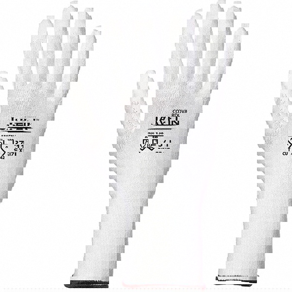 Cut, Puncture & Abrasive-Resistant Gloves: Size XL, ANSI Cut A2, ANSI Puncture 2, Polyurethane, Polyethylene