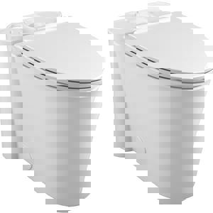 Elongated Toilet Bowl in White