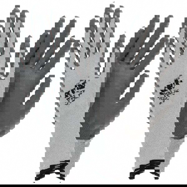 Cut-Resistant Gloves: Size XL, ANSI Cut A2, Polyurethane, HPPE